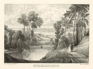 Uitzicht nabij de Rotunda, Woolwich, Londen door Thomas Mann Baynes
