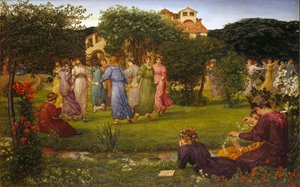 De Dansende Meisjes, 1882 door Thomas Matthews Rooke