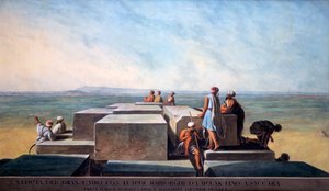 Top van de Eerste Piramide van Gizeh, 1794