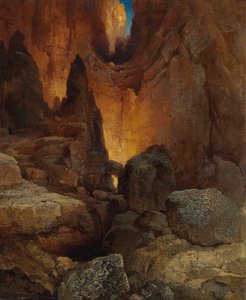 Een Zijcanyon, Grand Canyon van Arizona, 1915