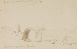 Big Horn, Tongue River door Thomas Moran