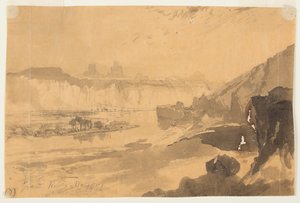 Groene Rivier, Wyoming door Thomas Moran