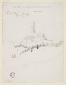 Lizard Head Peak, Colorado door Thomas Moran