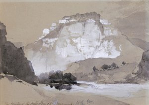 De Cañon van de Belle Fourche, Wyoming door Thomas Moran
