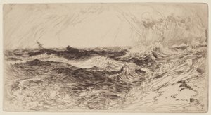 De Weerklinkende Zee door Thomas Moran