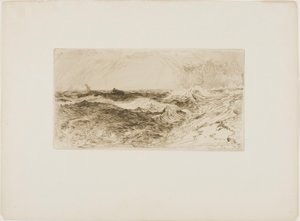 De Weerklinkende Zee door Thomas Moran