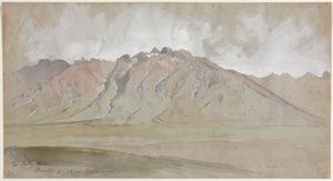 De Ruby Range, Nevada door Thomas Moran