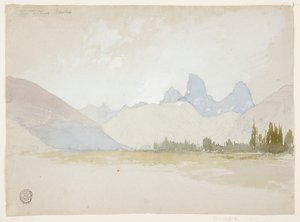 De Tetons, Idaho door Thomas Moran