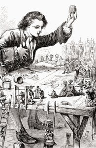 Zijn keizerlijke majesteit wenste dat hijzelf en zijn koninklijke gemalin het geluk hadden om met mij te dineren, illustratie uit 