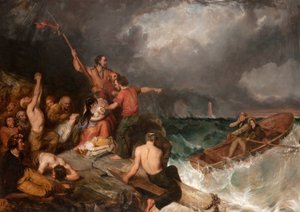 Het Wrak van de Forfarshire door Thomas Musgrave Joy