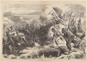 Een zwart regiment in actie uit Harper