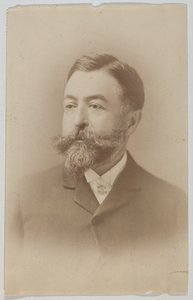 Portret van Thomas Nast tot aan de borst door Thomas Nast