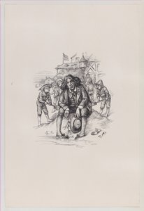 Oscar aan de Zeekust door Thomas Nast