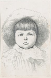 Portret van een kind Cyril Nast