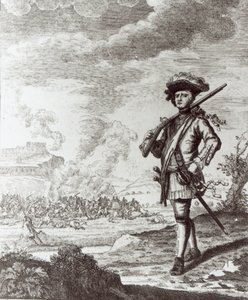 Kapitein Henry Morgan bij de plundering van Panama in 1671, ca. 1734 door Thomas Nicholls