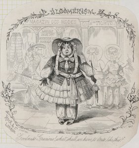 Victoriaanse damesmode: bloomers door Thomas Onwhyn