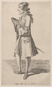 Macklin Orator, 1750-80 door Thomas Patch