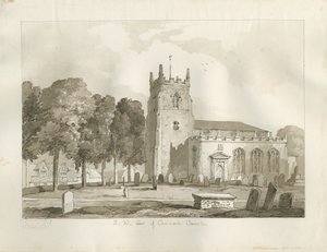Cannock Kerk door Thomas Peploe Wood