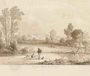 Colwich - Het Klooster van de Berg door Thomas Peploe Wood