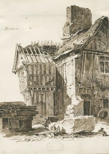 Eccleshall - Biana Hall door Thomas Peploe Wood