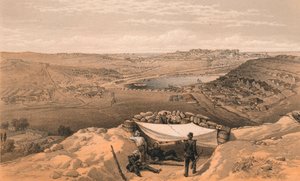 De Stadsbatterijen of Binnenste Verdedigingswerken van Sebastopol, 1856 door Thomas Picken