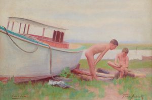 Zanddistel door Thomas Pollock Anshutz