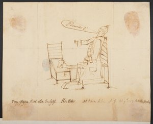 Zelfportret door Thomas Potter MP, Add MS 30867 f.92
