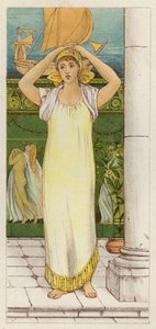 Danaë verlangt naar de terugkeer van Perseus