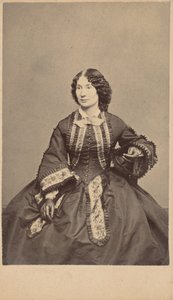 Laura Keene,ca. 1863 (foto) door Thomas Rice Burnham