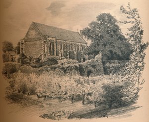 De hal, Eltham Palace, 1902 door Thomas Robert Way
