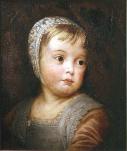 Koning James II als kind, naar Van Dyck door Thomas Robson