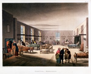 Vrouwenafdeling in het Middlesex Hospital, Londen
