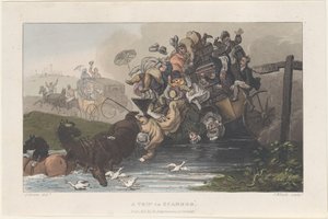 Een reis naar Scarborough, uit Poetische schetsen van Scarborough, 1813