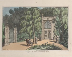 Tempel bij Strawberry Hill, uit Schetsen uit de Natuur, 1822