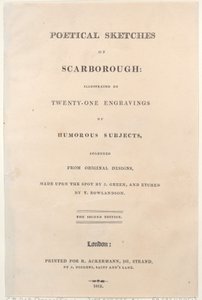 Titelpagina, uit Poetical Sketches of Scarborough, 1813