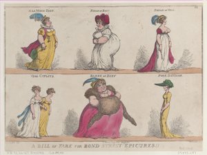 Een menu voor Bond Street fijnproevers!!, 25 oktober 1808