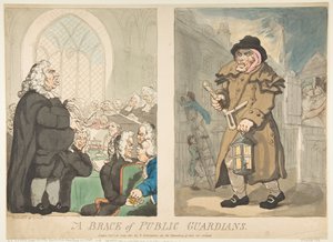 Een Paar Openbare Bewakers door Thomas Rowlandson