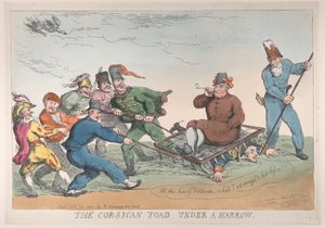 Een Corsicaanse Pad Onder een Eg door Thomas Rowlandson