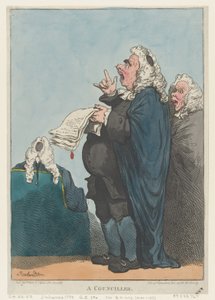 Een Raadslid door Thomas Rowlandson
