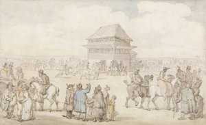 Een drukke racebijeenkomst, c.1805-10