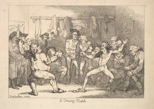 Een schermwedstrijd, 1788