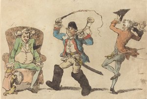 Een Fransman in november, 1788 door Thomas Rowlandson