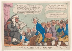 Een Beklagenswaardige Zaak van een Jury-Lid, 10 maart 1815