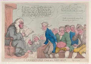 Een Betreurenswaardige Zaak van een Jury-Lid, 10 maart 1815
