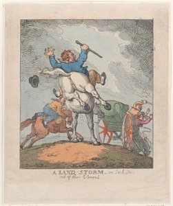 Een Landstorm, of Jack Tars Buiten Hun Element, 1790-1815