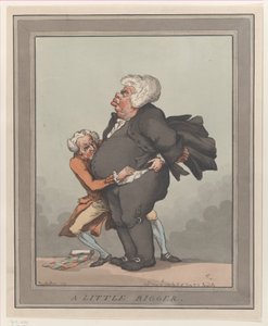 Een beetje groter, 18 mei 1791 door Thomas Rowlandson
