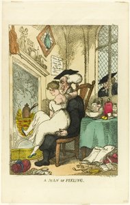 Een Gevoelig Man door Thomas Rowlandson
