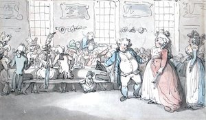 Een Openbaar Ontbijt door Thomas Rowlandson