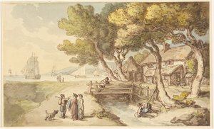 Een scène in Cornwall
