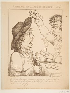 Bewondering met Verbazing Le Brun Travested, of Karikaturen van de Passies door Thomas Rowlandson